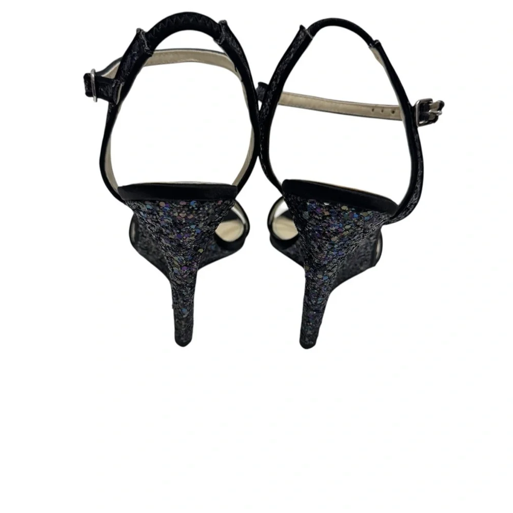 Betsey Johnson Darci Glitter‎ Wedge Sandals Sz 8.5